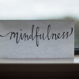 self care mindfulness slogan image